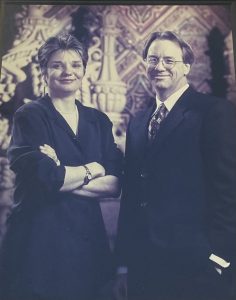 l-R Janet Allen & Brian Payne. Courtesy of Indiana Repertory Theatre. Used with permmission.
